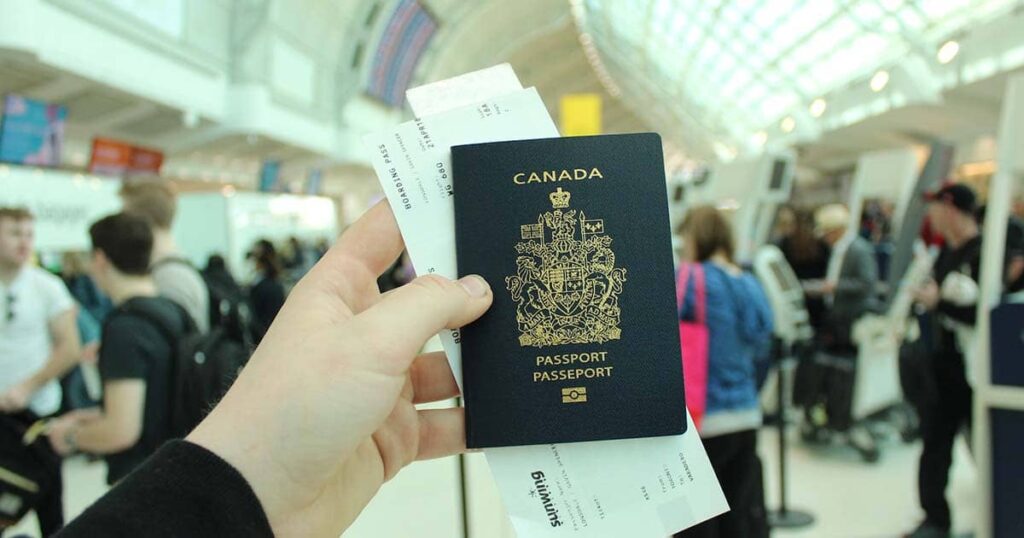 Pasaporte de Canadá de un inmigrante para estudiar en canada