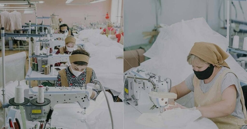 Empresas que dan trabajo de costura en talleres de casa con 2 mujeres cosiendo