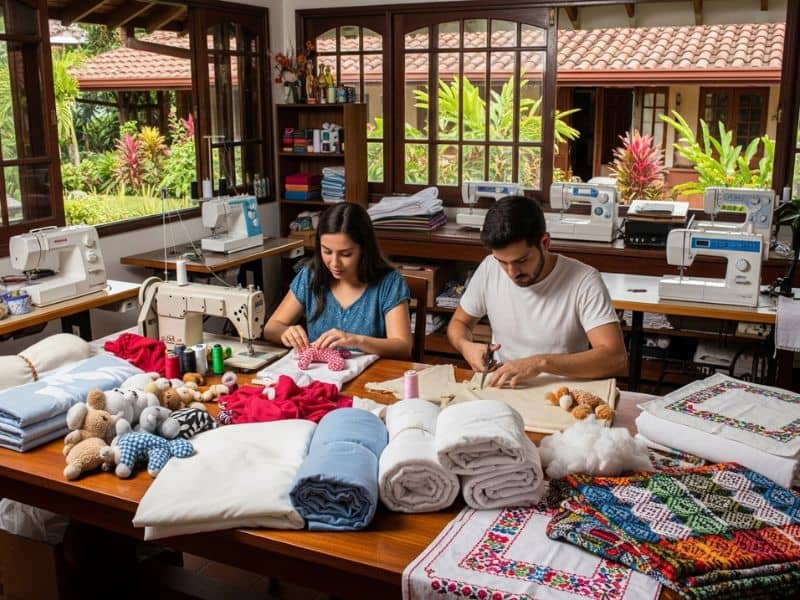 Empleo desde casa en costa rica cociendo y realizando trabajos de costura